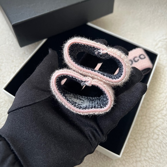 Auth Chanel Sport Line CC Logo Pink Terry Cloth Sweatband Set - Picture 5 of 10